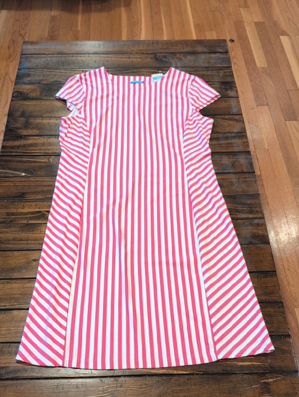 J. McLaughlin Helena Vertical Stripe Dress Catalina Cloth - Picture 2 of 6